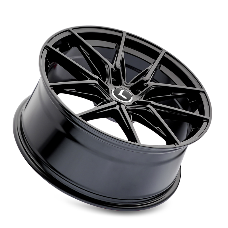 Kraze KR196 Evolve 18x8.5 / 5x112 BP / 30mm Offset / 66.56mm Hub Gloss Black Wheel