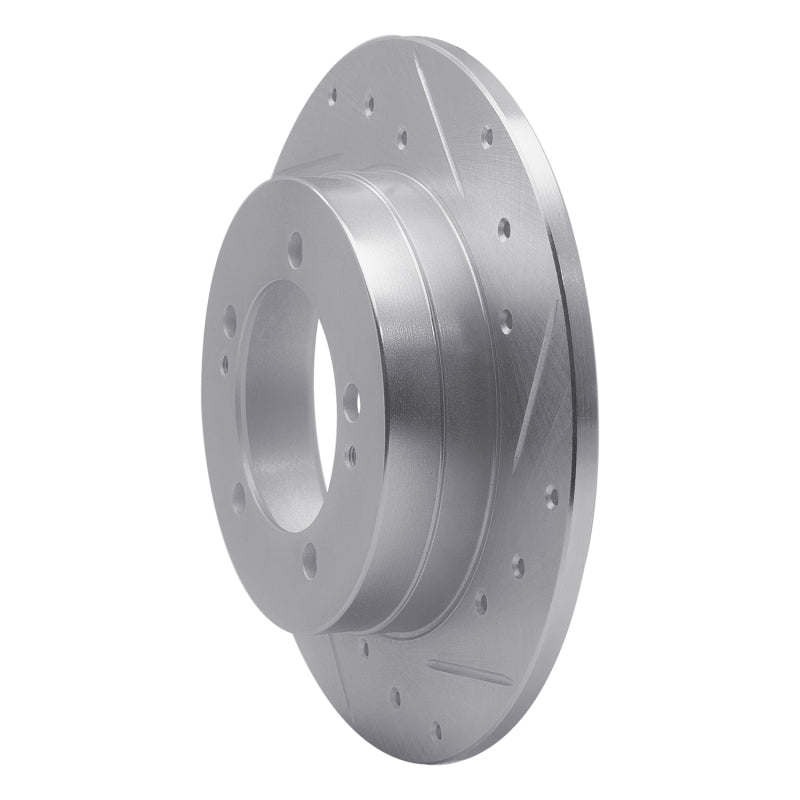 DFC 90-94 Eagle Talon Rear Right Drilled & Slotted Silver Brake Rotor