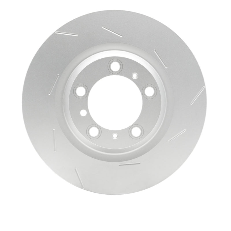 R1 10-16 Porsche Panamera Right Rear Slotted Carbon Alloy GeoMET Rotor