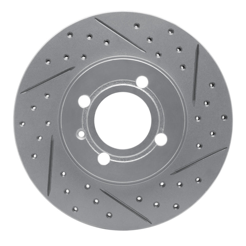 R1 86-8 Volkswagen Derby (Mexico) Front Right Drilled & Slotted Geo-Carbon Rotor