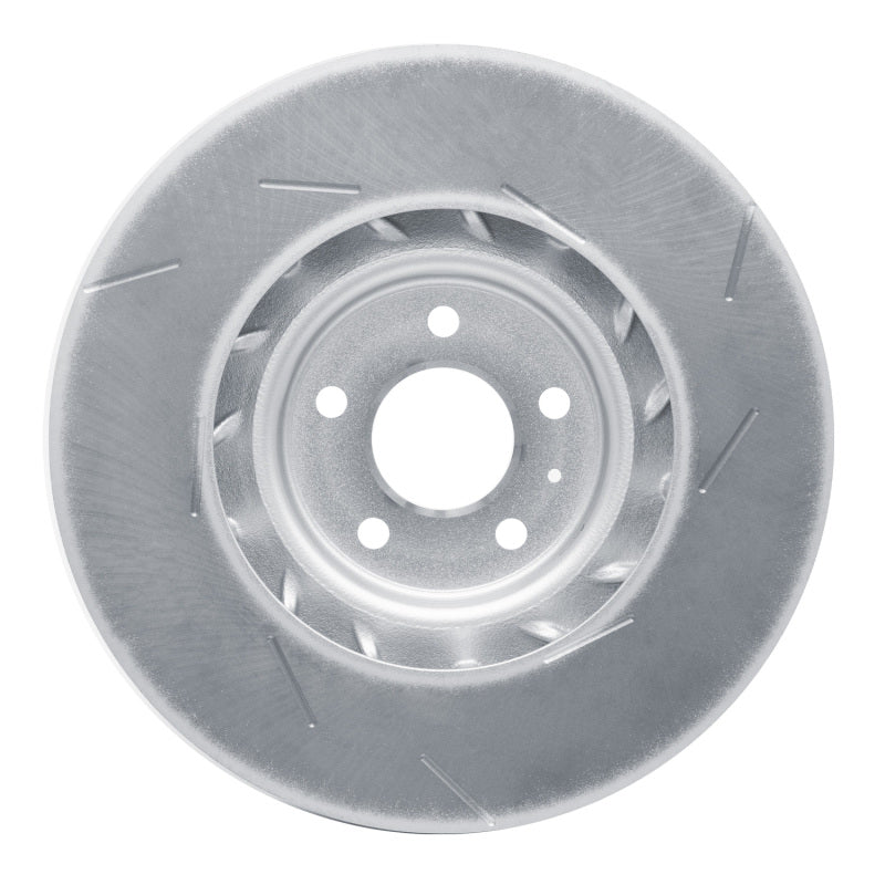 R1 15-23 Porsche Macan Left Front Slotted Carbon Alloy GeoMET Rotor