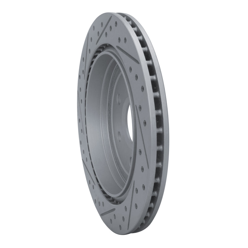 R1 10-16 Cadillac Srx Rear Right Drilled & Slotted Geo-Carbon Rotor