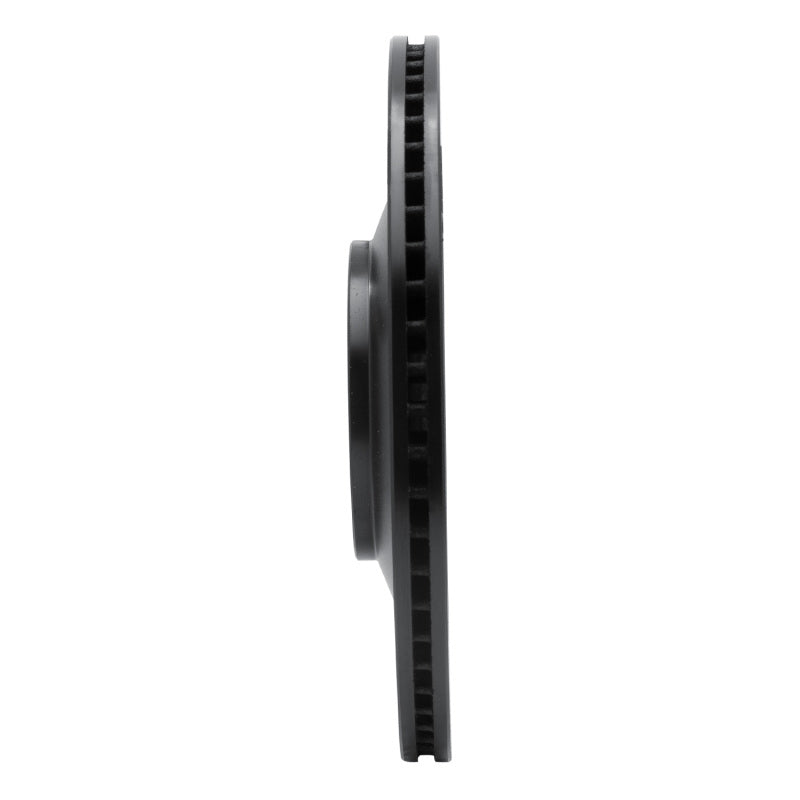 R1 04-18 Audi S8 Rear Left Drilled & Slotted Black Brake Rotor