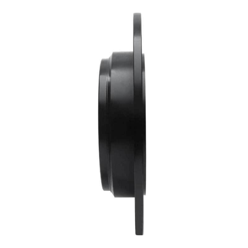 R1 07-17 Acura MDX Rear Right Drilled & Slotted Black Brake Rotor