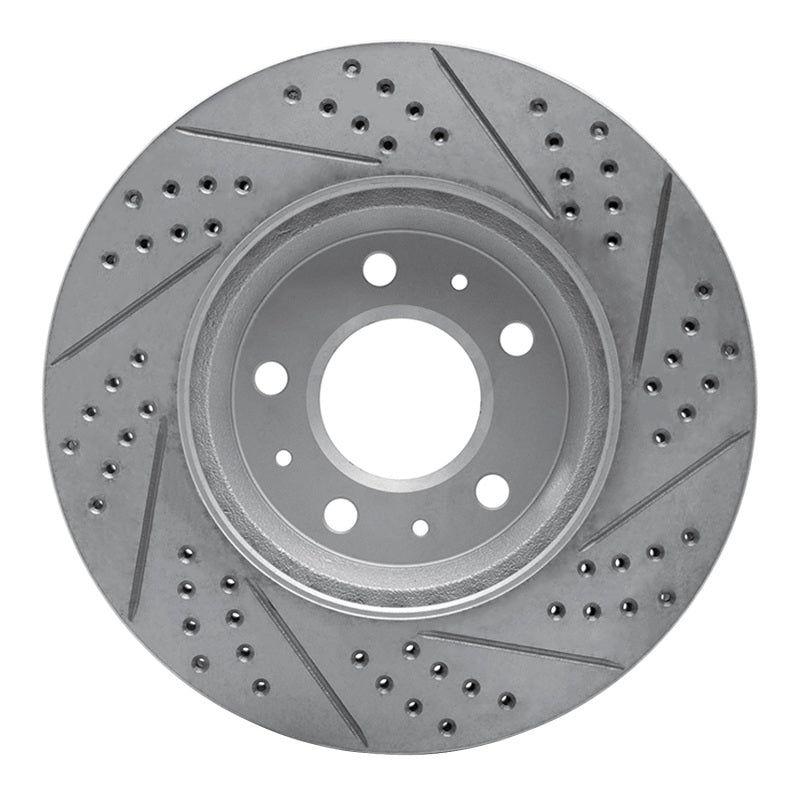 R1 03-08 Cadillac Cts Front Left Drilled & Slotted Geo-Carbon Rotor