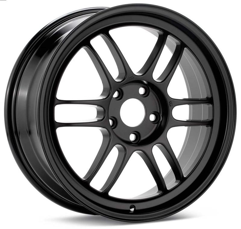 Enkei RPF1 17x7.5 5x100 48mm Offset 73mm Bore Matte Black Wheel 02-10 WRX & 04 STI (MOQ 40)