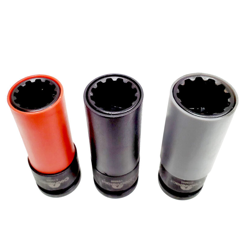 Counteract Socket Pro 6 Way Socket Set 17mm, 19mm, 21mm