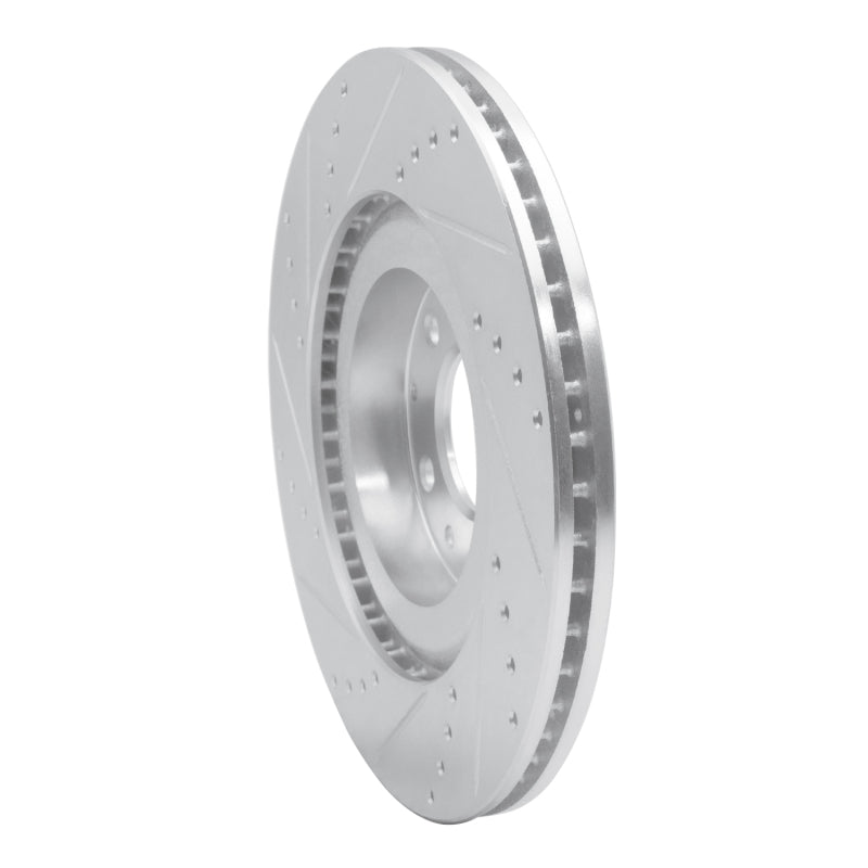 DFC 04-11 Mazda RX-8 Front Right Drilled & Slotted Silver Brake Rotor