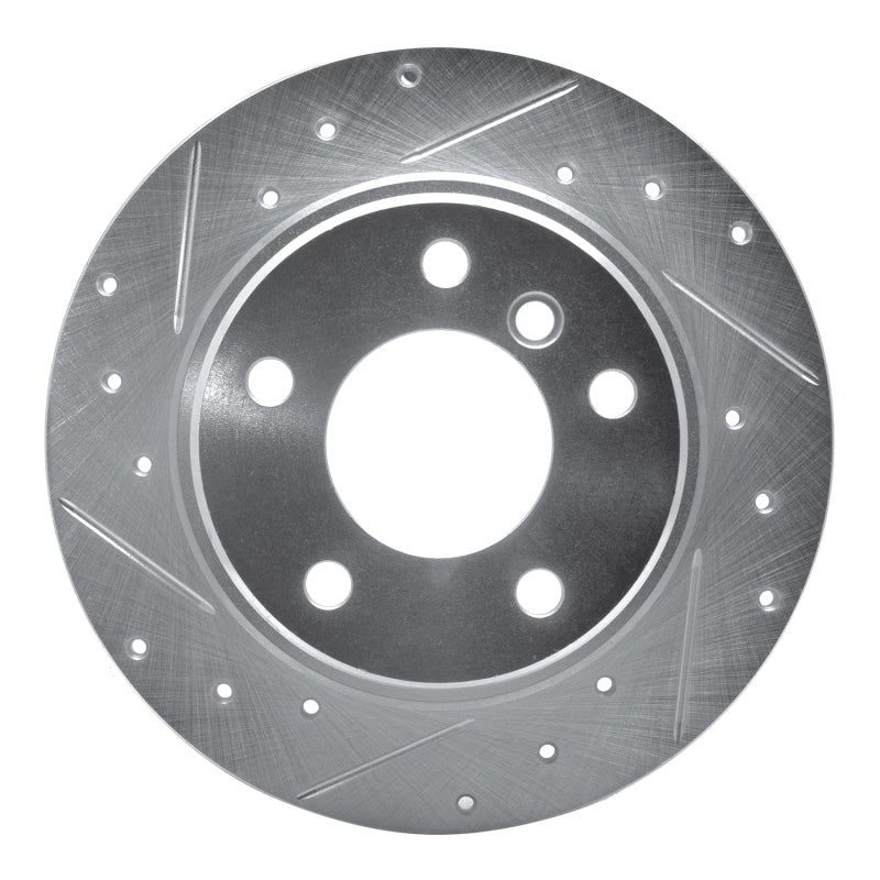 DFC 91-99 BMW 328is Rear Left Drilled & Slotted Silver Brake Rotor
