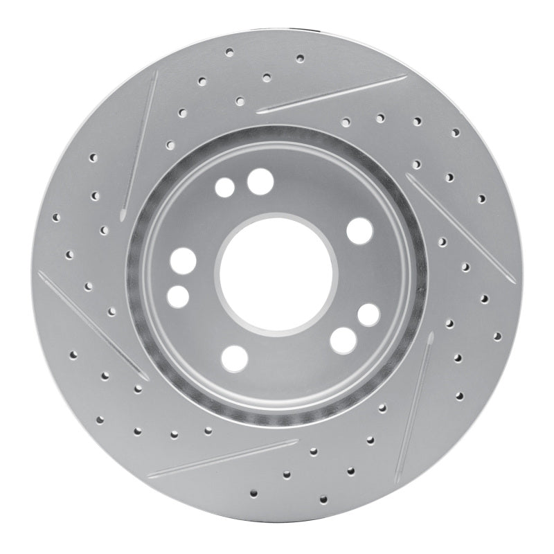 R1 84-95 Mercedes-Benz 300CE Front Right Drilled & Slotted Geo-Carbon Rotor
