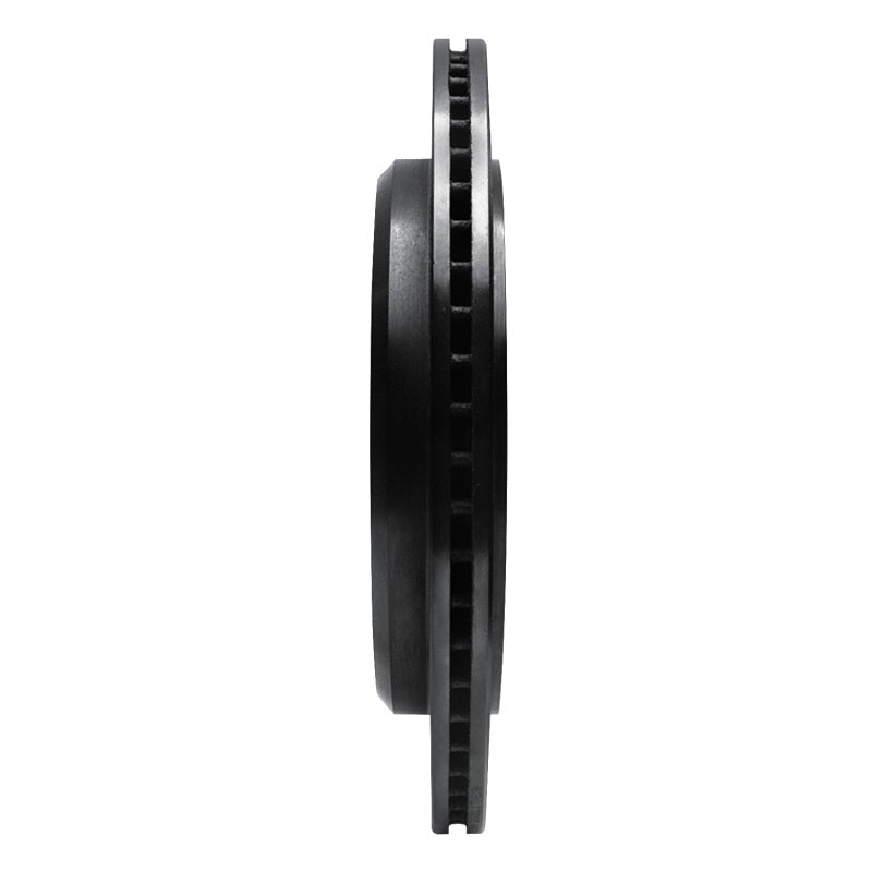 R1 02-06 Ford Expedition Rear Right Drilled & Slotted Black Brake Rotor
