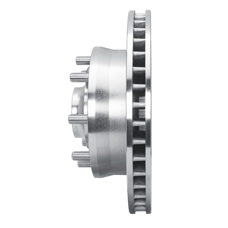 R1 93-95 Chevrolet G30 Front Right Drilled & Slotted Silver Brake Rotor