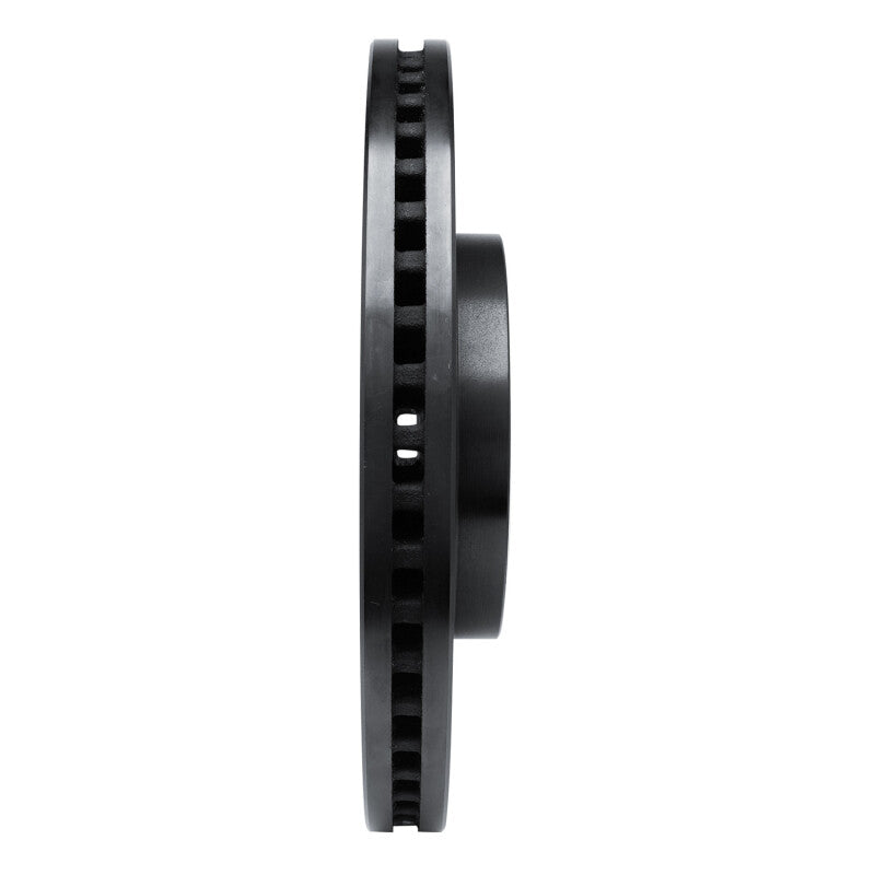 R1 07-12 Mazda CX-7 Front Right Drilled & Slotted Black Brake Rotor