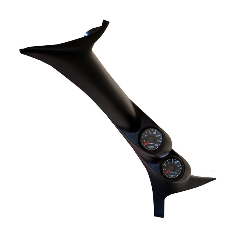 Autometer 99-07 Ford Powerstroke/SD Black Dual A-Pillar Gauge Kit
