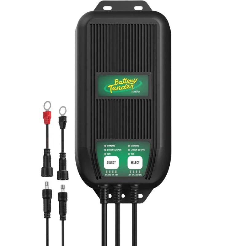 Battery Tender 20A 12V Wave Charge Pro 2 Bank Battery Charger Marine