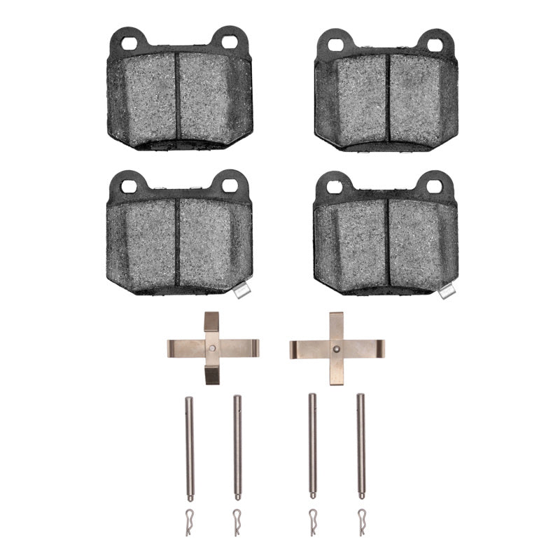 R1 2003-2025 Infiniti G35 Rear R1 Semi Met Pads & Hardware Kit