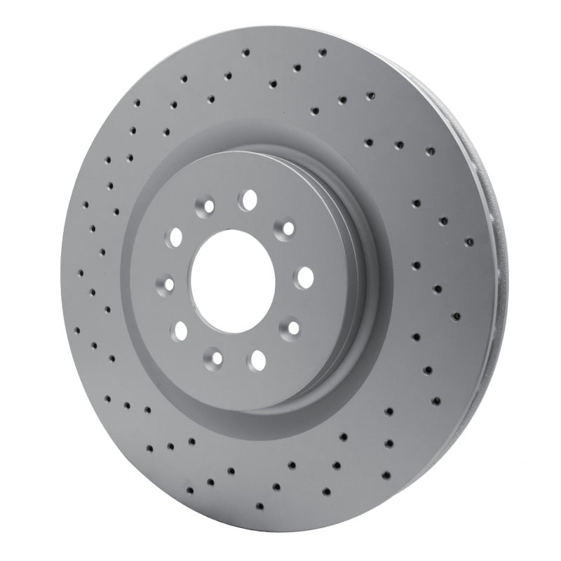R1 05-06 Ford GT Front Drilled GeoSPEC Coated Rotor