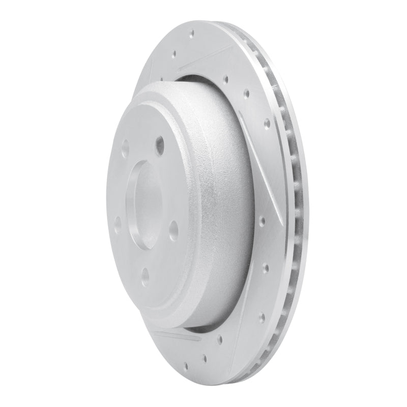 DFC 10-11 Ford Ranger (USA/Canada) Rear Left Drilled & Slotted Silver Brake Rotor