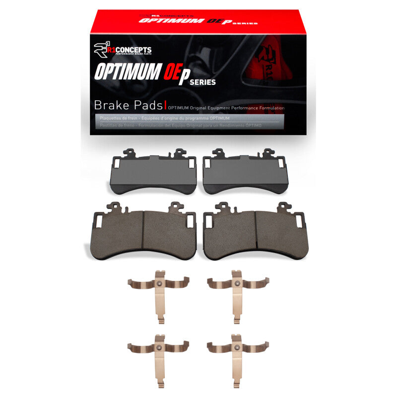 R1 2022-2025 Mercedes-Benz EQE 350 Front R1 Optimum OE Pads & Hardware Kit