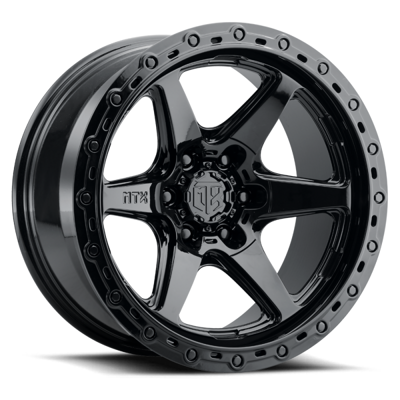 MTX Spitfire 6 Gloss Black 18x9in / 6x139.7 BP / 19mm Offset / 106.1mm Bore