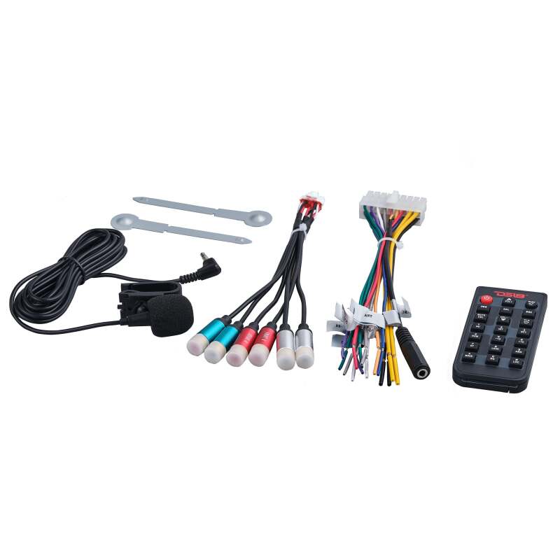 DS18 Single Din Headunit Full DSP Bluetooth USB 3 Zones RGB illumination Built-In AMP 240 Watts RMS