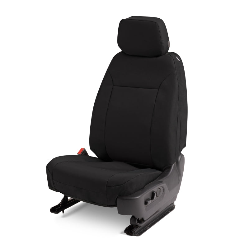 Covercraft 19-24 Chevrolet Silverado Endura PrecisionFit Custom Second Row Seat Covers - Black/Black