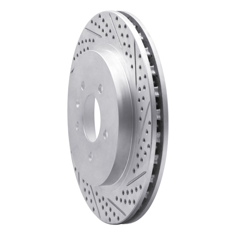 R1 05-11 Cadillac Cts Rear Right Drilled & Slotted Geo-Carbon Rotor