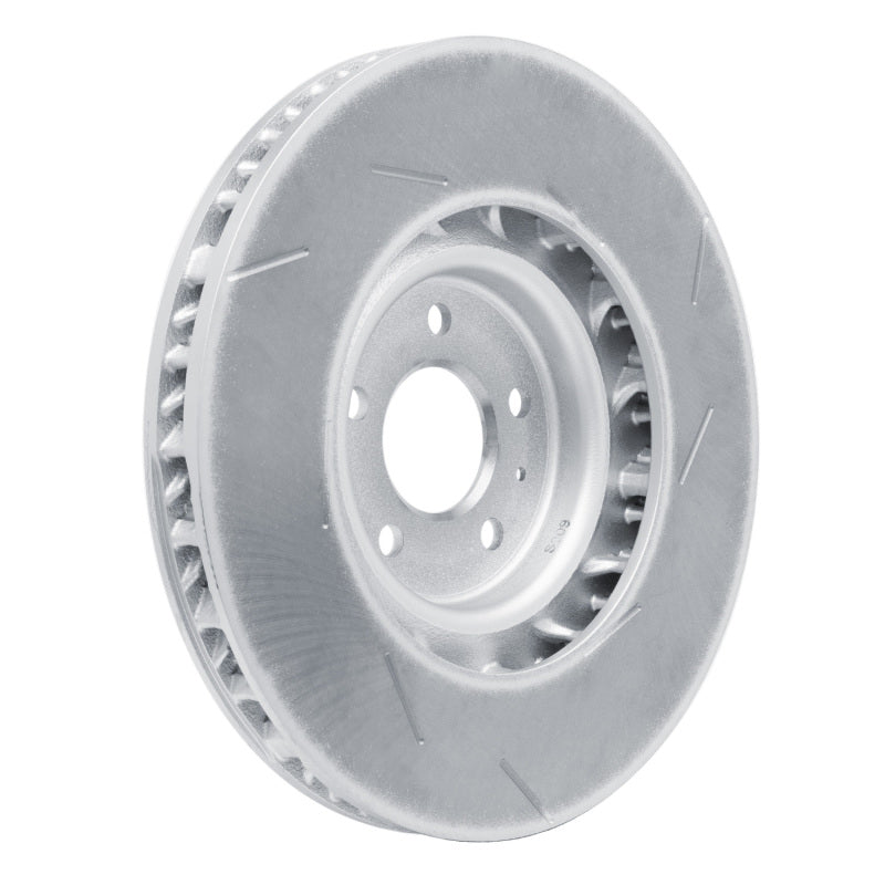 R1 15-23 Porsche Macan Left Front Slotted Carbon Alloy GeoMET Rotor