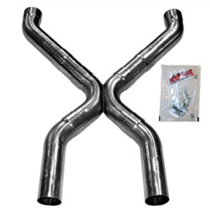 Kooks Universal 3 1/2in Short Turnouts SS 6in Long. Fits 3 1/2in Colls