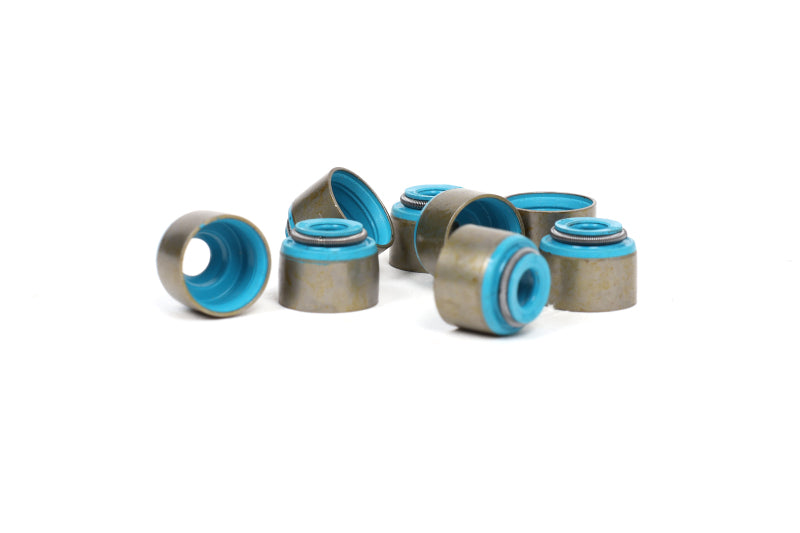BLOX Racing Honda 5.5mm Valve Stem Seals Blue FKM - Set of 16 (Fits Both Intake & Exhaust)