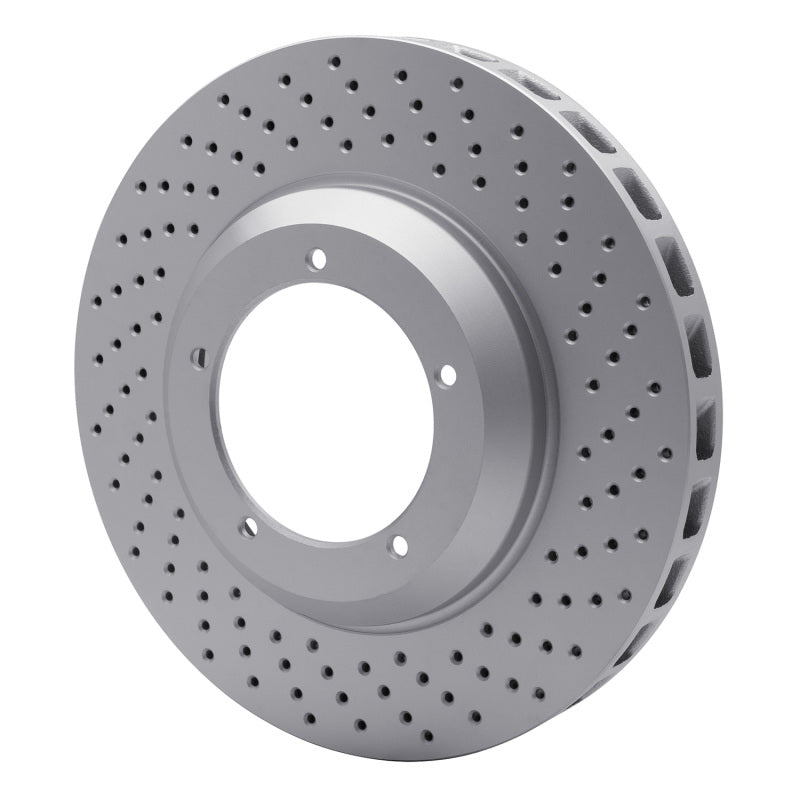 R1 82-89 Porsche 911 Right Front Drilled GeoSPEC Coated Rotor