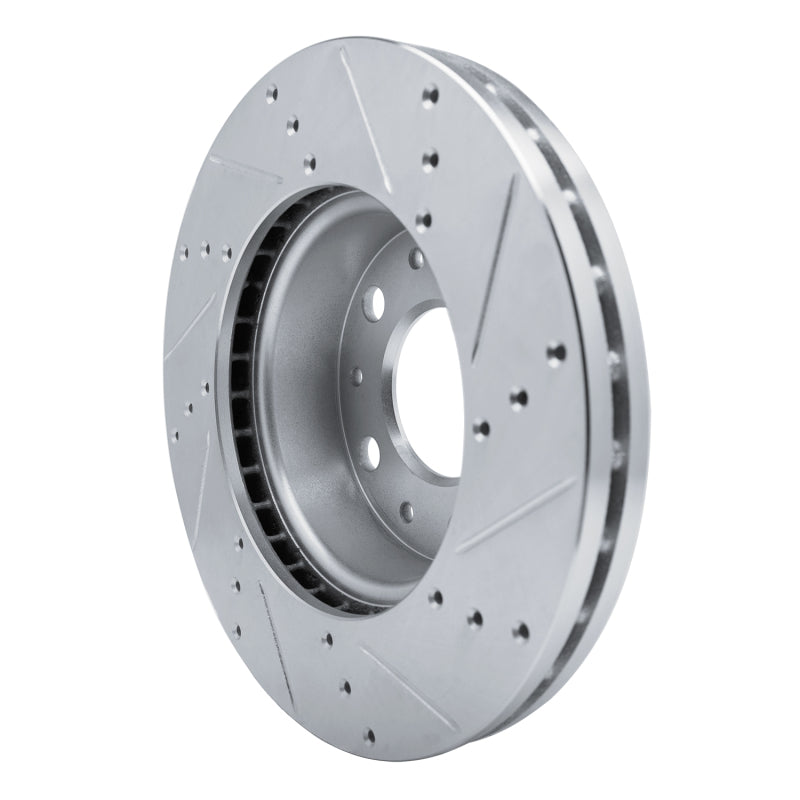 R1 14-25 Ram Promaster 2500 Front Left Drilled & Slotted Silver Brake Rotor