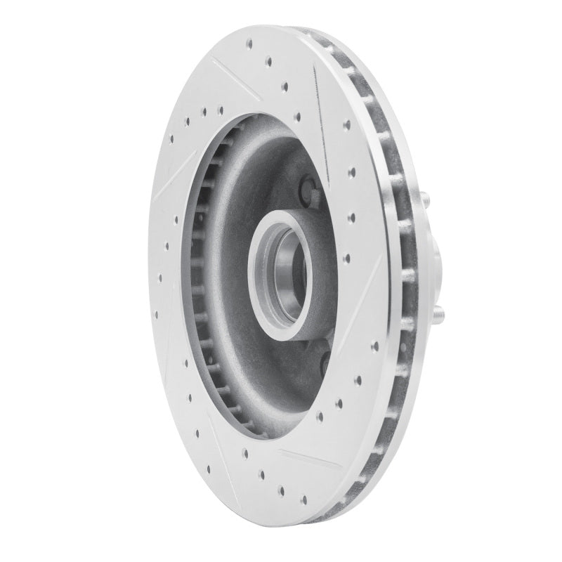 R1 85-92 Chevrolet Camaro Front Left Drilled & Slotted Silver Brake Rotor