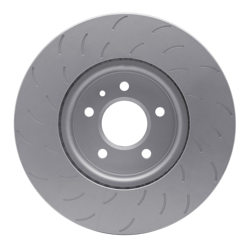 R1 16-19 Cadillac ATS Left Front Slotted GeoSPEC Coated Rotor