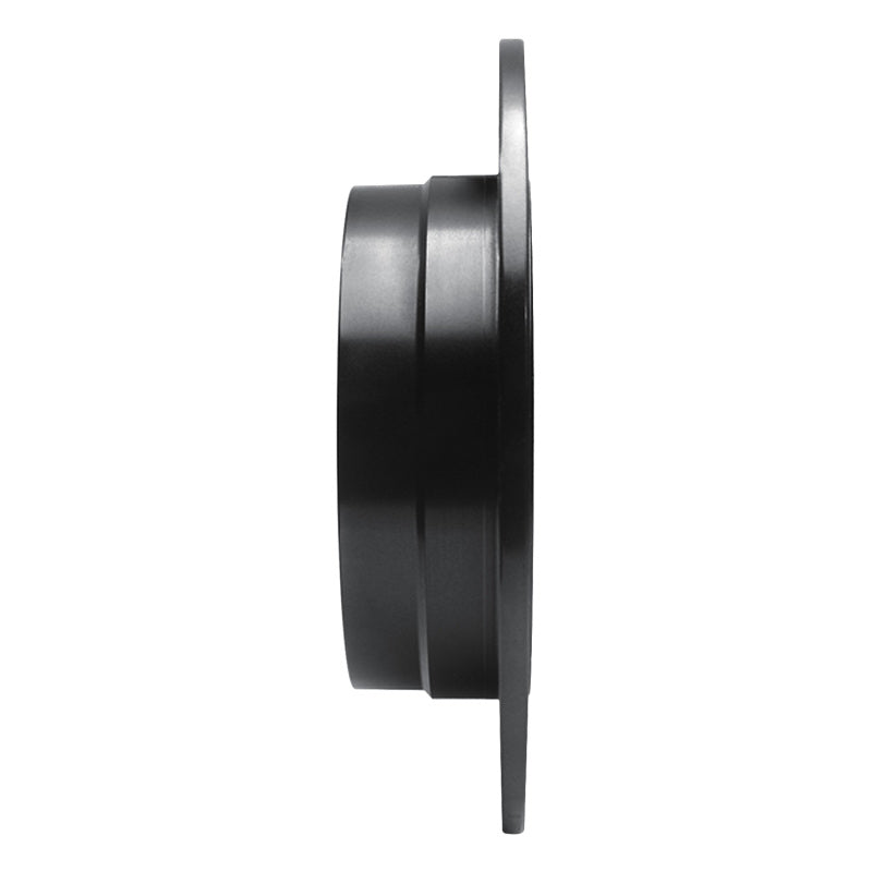 R1 06-11 Mercedes-Benz B200 Rear Left Drilled & Slotted Black Brake Rotor