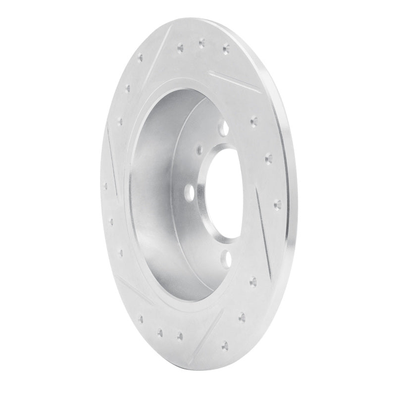 DFC 91-94 Nissan NX Rear Right Drilled & Slotted Silver Brake Rotor