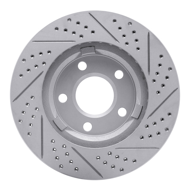 R1 97-05 Buick Riviera Front Left Drilled & Slotted Geo-Carbon Rotor