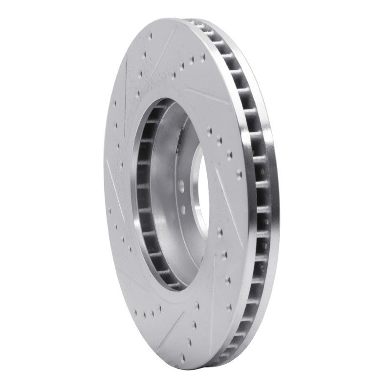 DFC 03-06 Kia Sorento Front Right Drilled & Slotted Silver Brake Rotor