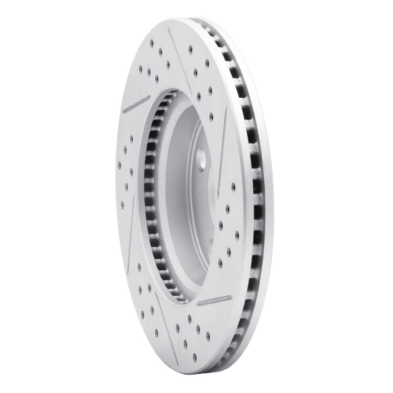R1 06-19 Scion IQ Front Left Drilled & Slotted Geo-Carbon Rotor