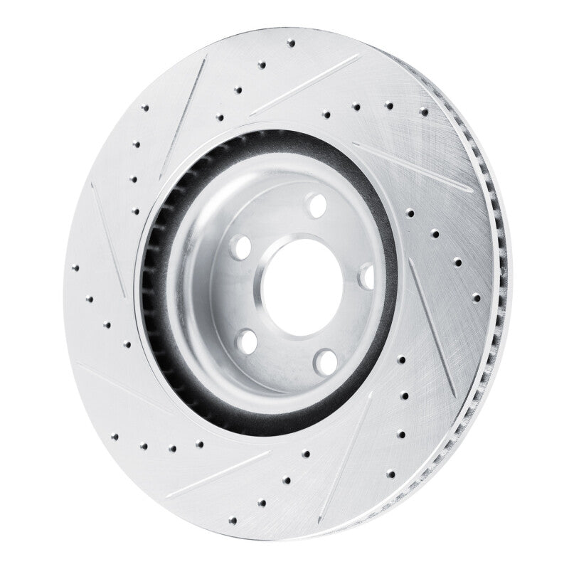DFC 22-25 Ford Maverick Front Right Drilled & Slotted Silver Brake Rotor