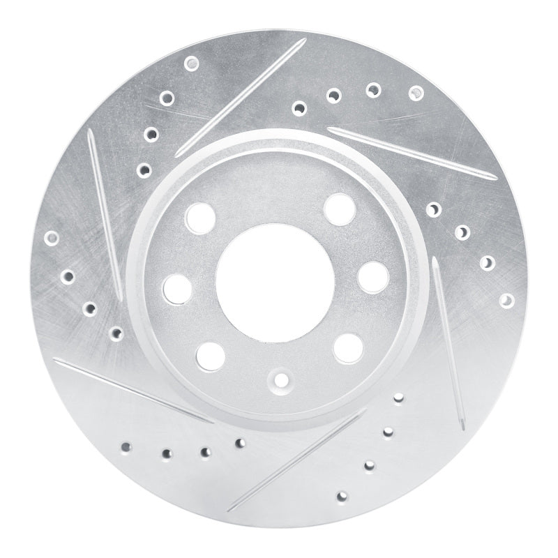 DFC 02-17 Chevrolet Meriva (Mexico) Front Left Drilled & Slotted Silver Brake Rotor