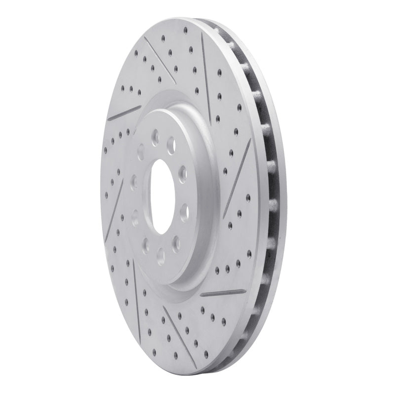 R1 14-26 Alfa Romeo Tonale Front Right Drilled & Slotted Geo-Carbon Rotor