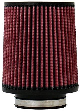 Injen High Performance Air Filter - 3 1/2 Black Oiled Filter 6 Base / 6 7/8 Tall / 5 1/2 Top