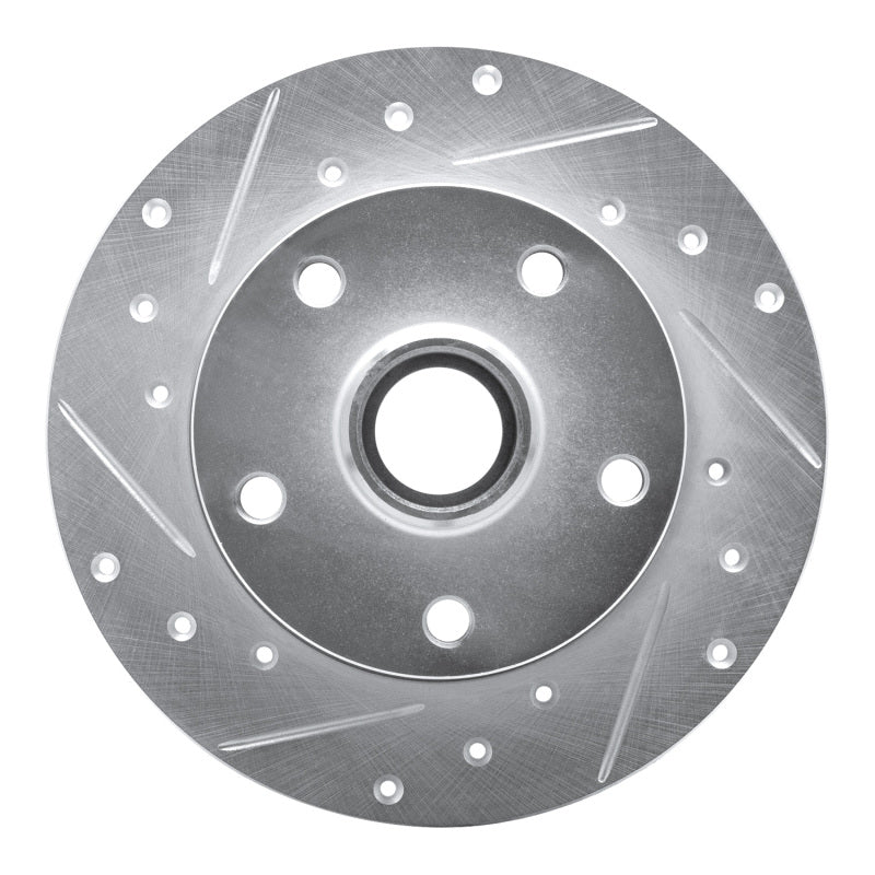 DFC 96-08 Audi A4 (Mexico) Rear Left Drilled & Slotted Silver Brake Rotor