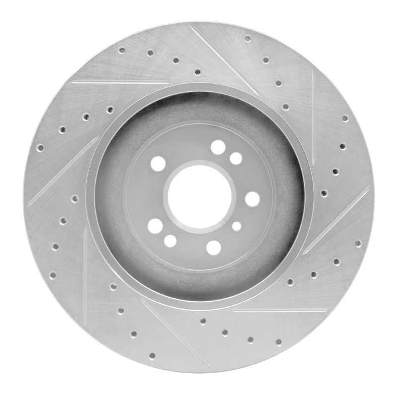 DFC 06-12 Mercedes-Benz R350 Front Left Drilled & Slotted Silver Brake Rotor