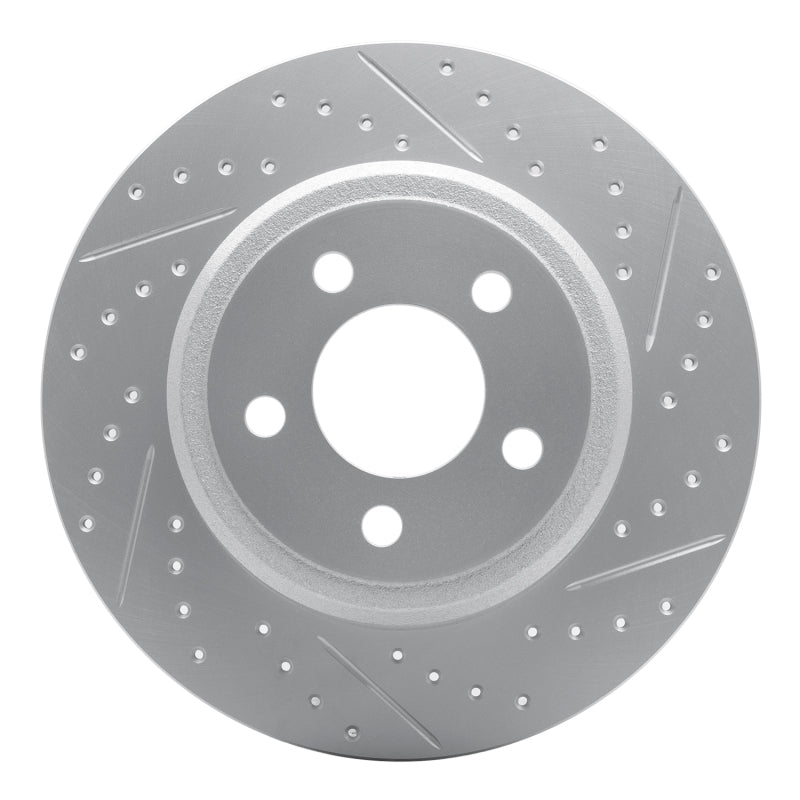 R1 19-20 Buick Envision Rear Right Drilled & Slotted Geo-Carbon Rotor