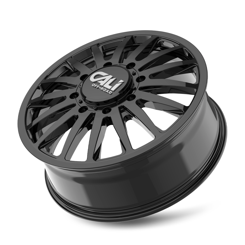 Cali Off-Road 9110D Summit Dually 20x8.25 / 8x200 BP / 115mm Offset / 142mm Hub Gloss Black Wheel