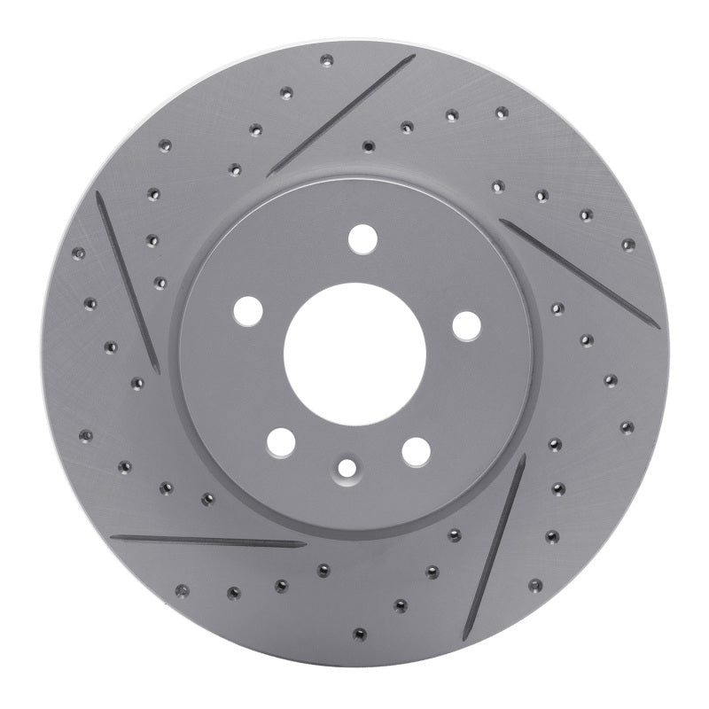 R1 13-25 Cadillac Ats Front Right Drilled & Slotted Geo-Carbon Rotor