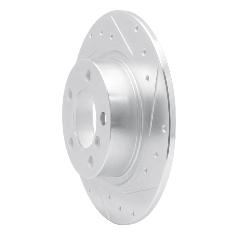 R1 15-26 BMW 228I xDrive Gran Coupe Front Right Drilled & Slotted Silver Brake Rotor
