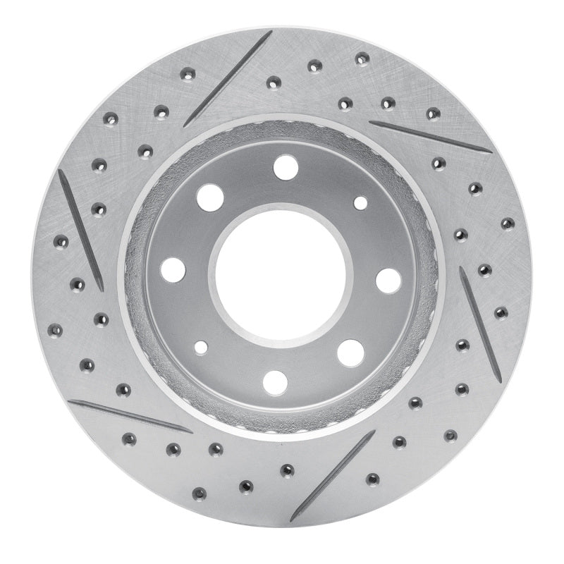 R1 88-07 Dodge Colt Front Right Drilled & Slotted Geo-Carbon Rotor